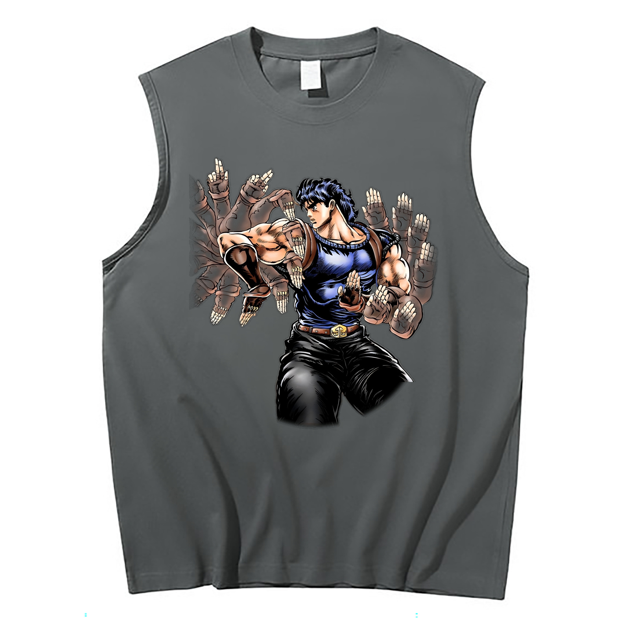 （画像用） ジョジョの奇妙な冒険 /ジョナサン?ジョースター JoJo's Bizarre Adventure Jonathan Joestar コットン100％タンクトップ（フロントプリント）